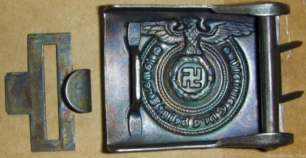 Germany WWII Waffen SS Belt Buckle REPRODUCTION Third Reich-img-1