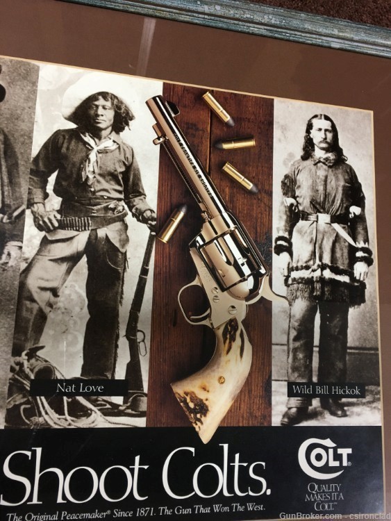 Colt Gun Poster Real Cowboys Shoot Colts limited production-img-3