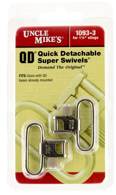 Uncle Mikes Super Swivel  Nickel 1.25 Quick Detach -img-0