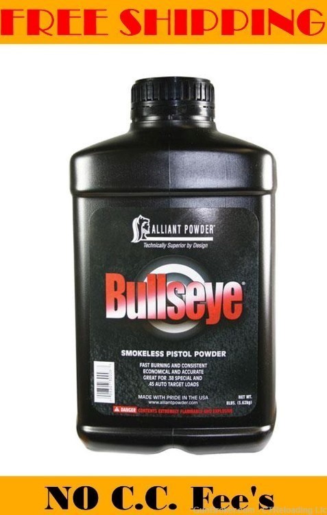 Alliant Bullseye Shotshell / Handgun Powder 8lb Model# BULL8-img-0