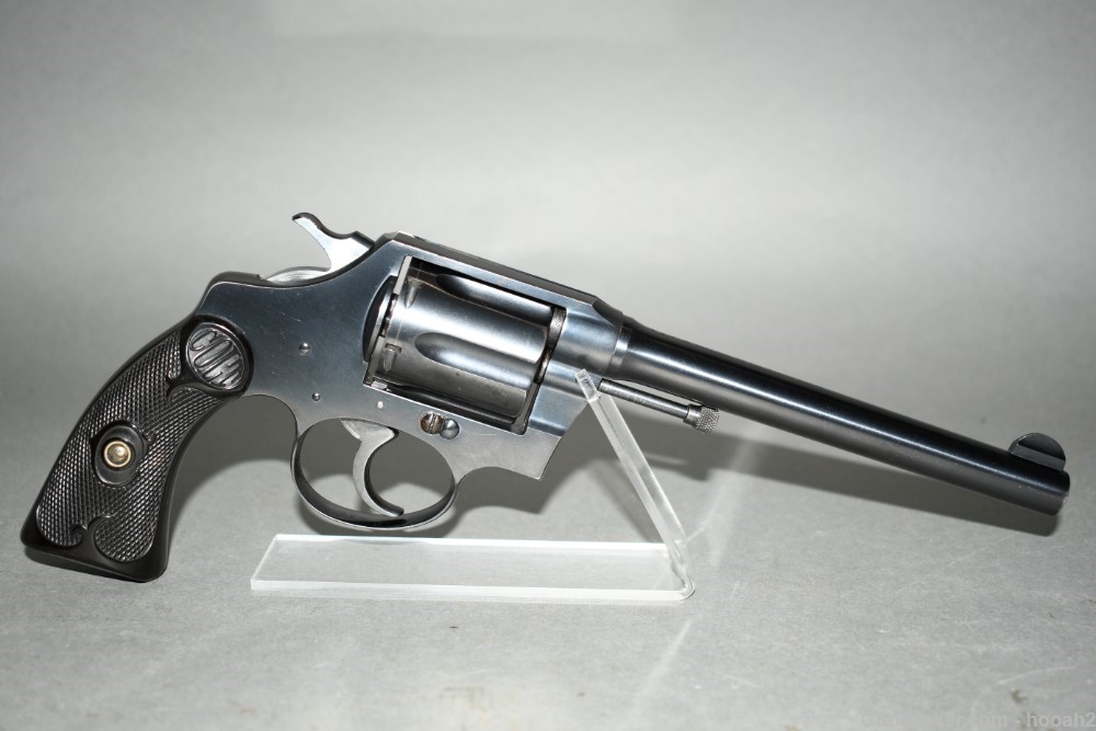 Nice Colt Police Positive Special Double Action Revolver 6" 32-20 WCF 1922 -img-0
