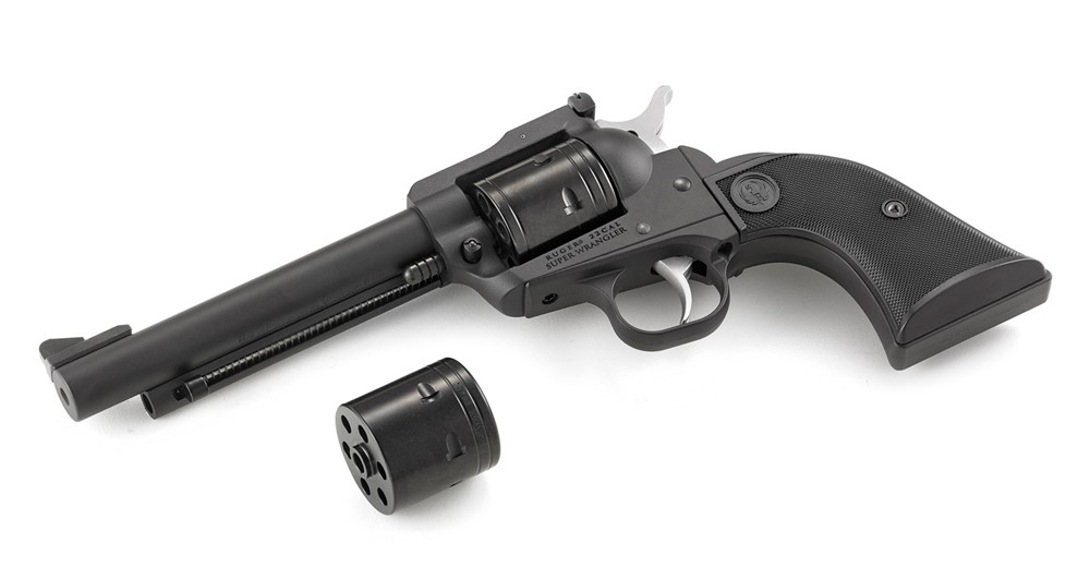 Ruger Super Wrangler 22 LR/22 WMR Revolver 5.50 6 Shot Black Cerakote 2032-img-4
