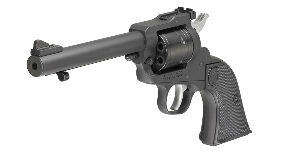 Ruger Super Wrangler 22 LR/22 WMR Revolver 5.50 6 Shot Black Cerakote 2032-img-3