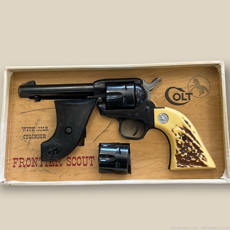 Colt Frontier Scout Revolver with Dual cylinder -img-15