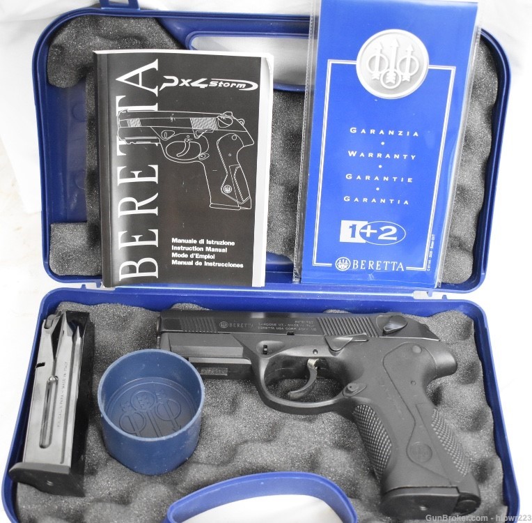Beretta PX4 Storm 9MM in box with papers and spare mag -img-16