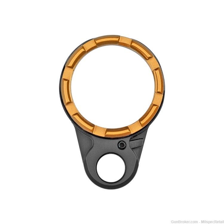 Fortis Lightweight Enhanced End Plate and K2 Castle Nut - Gold-img-0