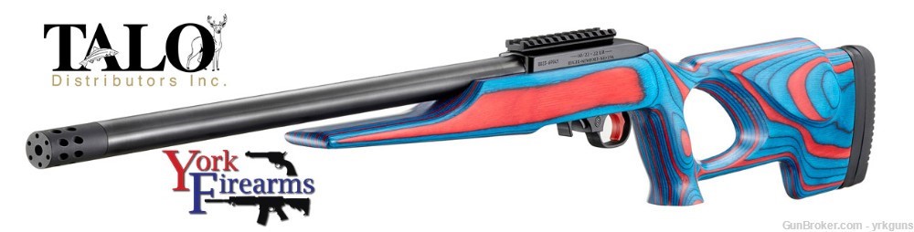 Ruger 10/22 TALO USA Shooting Team 2024 Blue/Red 22LR Rifle NEW 31180-img-3