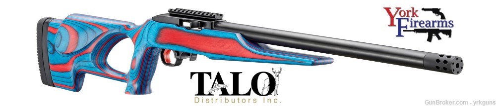Ruger 10/22 TALO USA Shooting Team 2024 Blue/Red 22LR Rifle NEW 31180-img-1