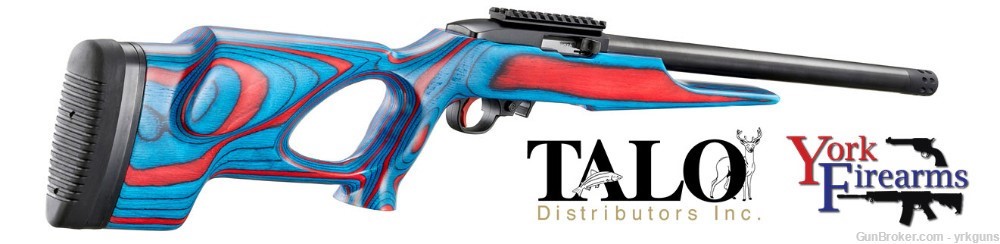 Ruger 10/22 TALO USA Shooting Team 2024 Blue/Red 22LR Rifle NEW 31180-img-2