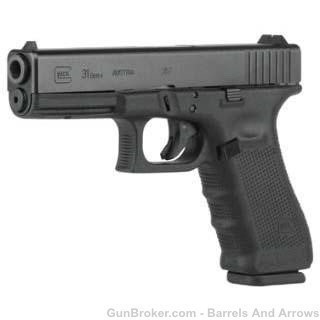 Glock PG3150203 G31 Gen4 Semi Auto Pistol 357 SIG, 4.48 in, Poly Grp, 15+1 -img-0