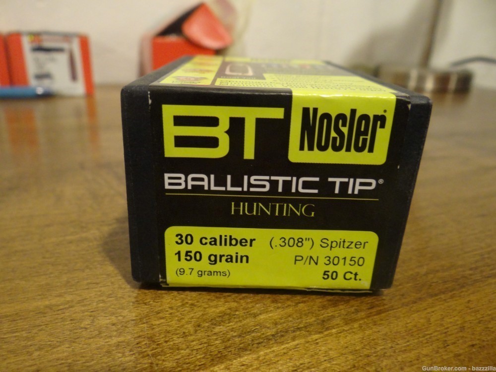 Nosler BT 30 CALIBER 150GR BALLISTIC TIP HUNTING (50CT) #30150 open-img-0
