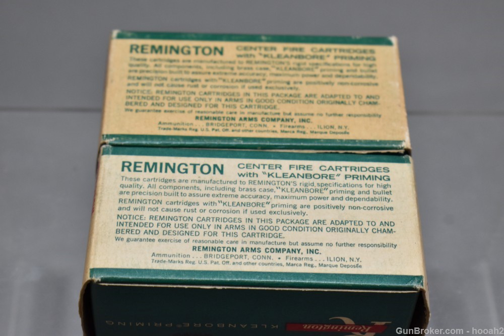 2 Full Boxes 100 Rds Remington Hi Speed 22 Hornet 45 G Soft Point 0222-img-3