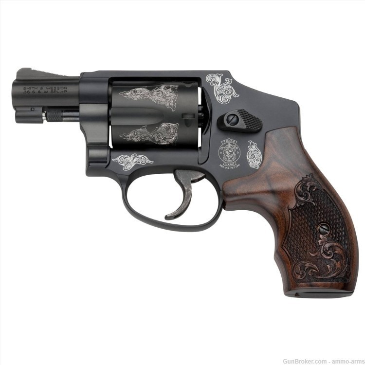 Smith & Wesson Model 442 Engraved .38 Special 1.875" 5 Rds 150785-img-2