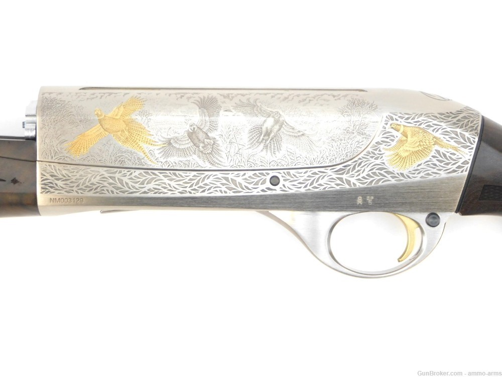 Weatherby 18i Deluxe Limited 12 GA Semi-Auto 28" Nickel Engraved IDL1228MAG-img-6