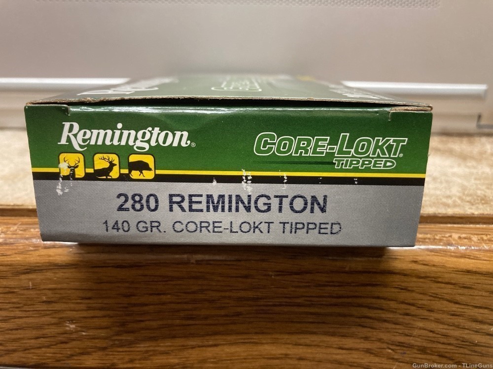 Remington Core-Lokt Tipped 280 Rem 140 GR #RT280RA 20 Rounds-img-0