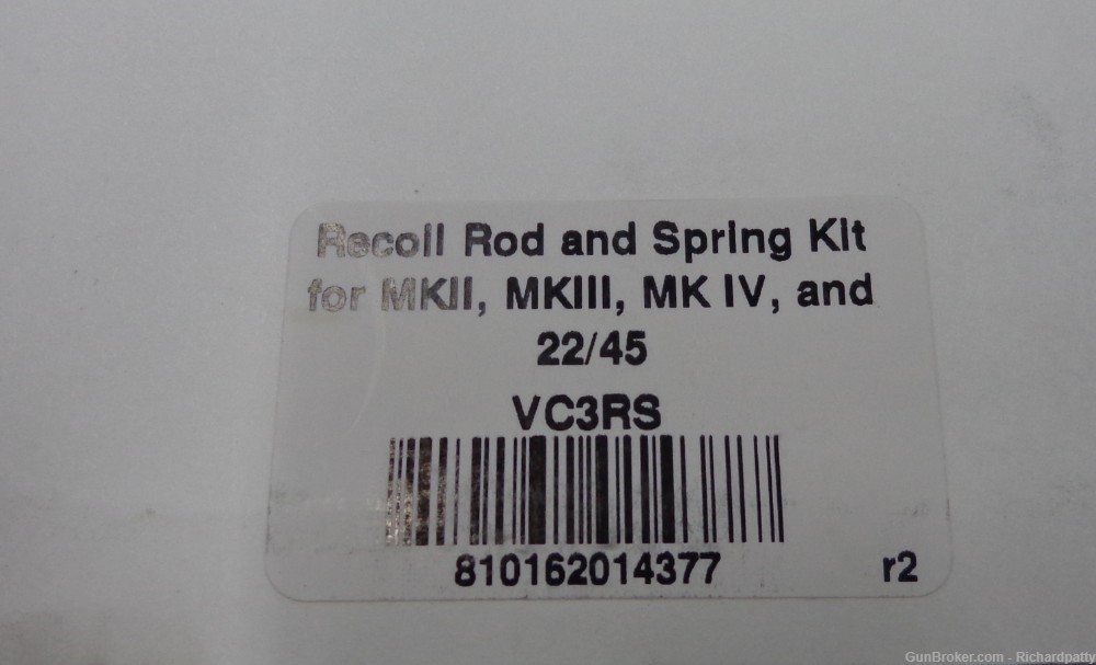 Volquartsen Recoil Rod & Spring Kit for Ruger MKII, MKIII, MK IV, & 22/45 -img-1