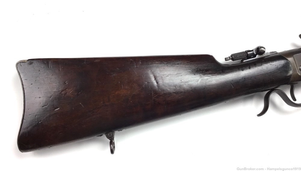 Winchester Model 1885 22 Short 28” Bbl w/ Lyman Tang Sight #10661-img-7