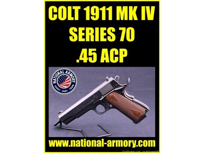 1977 COLT 1911 MK IV SERIES 70 45 ACP 5" BBL 