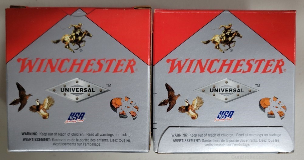 Winchester 20ga #7 1/2 lead shot 2 3/4in lot of 50rds-img-2