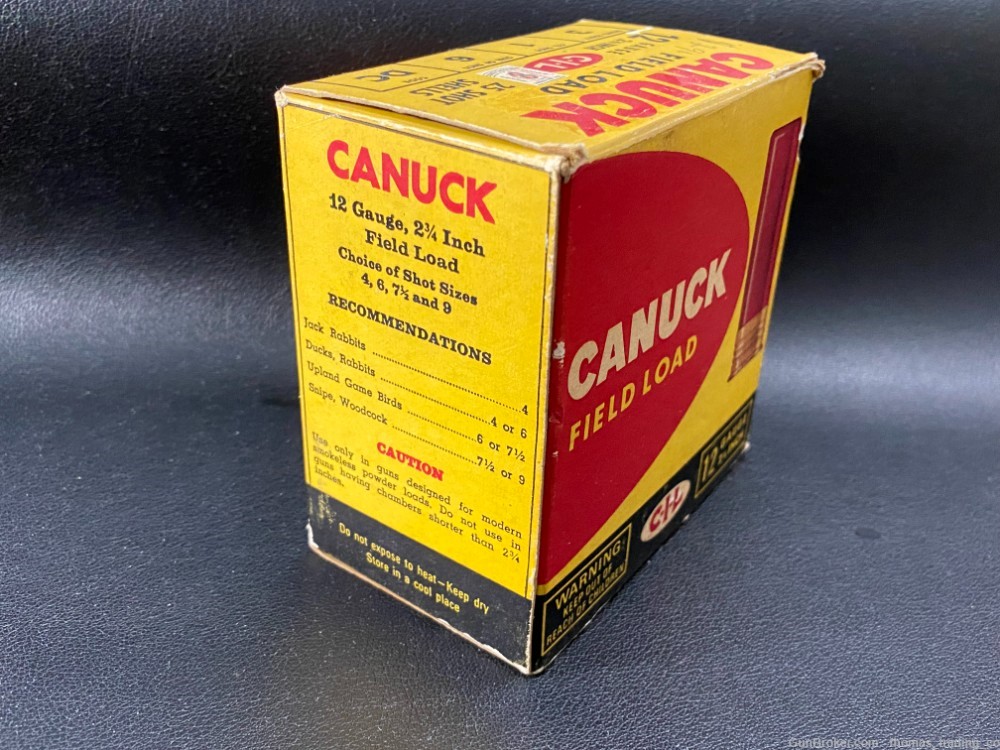 Vintage Canuck 12 Ga. Field loads - PAPER shotshells-img-2