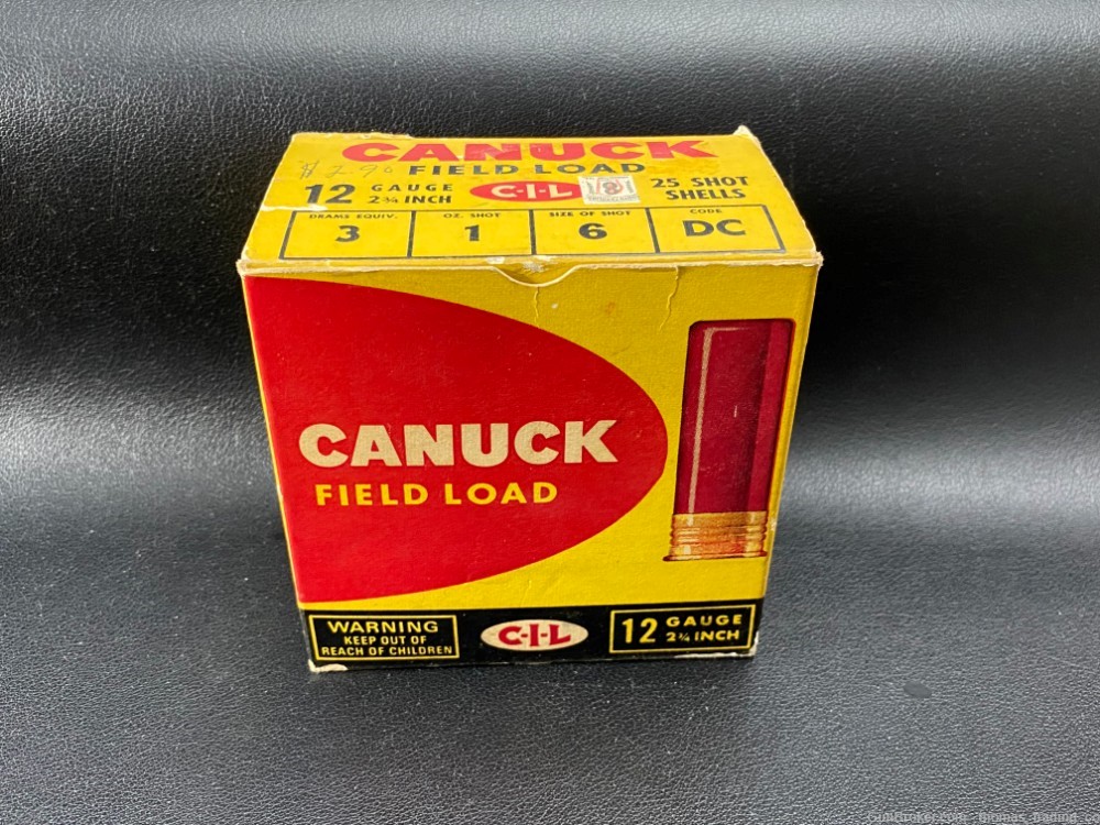 Vintage Canuck 12 Ga. Field loads - PAPER shotshells-img-1