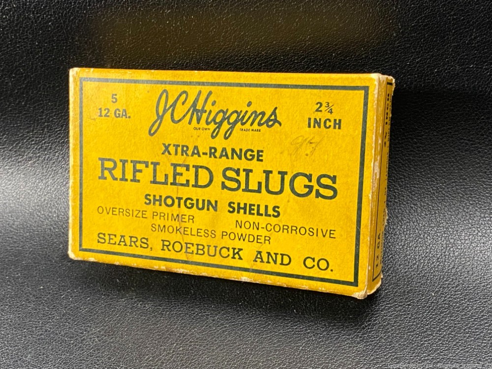 Vintage JC HIGGINS 12 Ga. SLUG loads - PAPER shells!-img-3