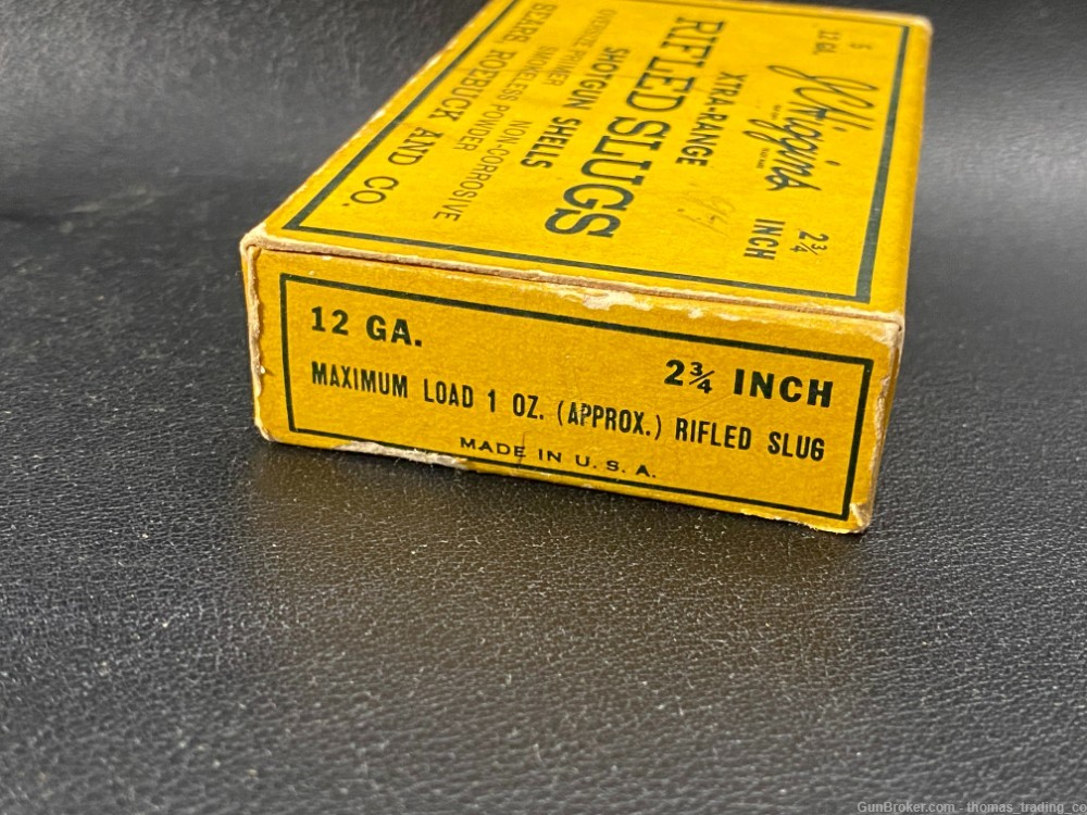Vintage JC HIGGINS 12 Ga. SLUG loads - PAPER shells!-img-4