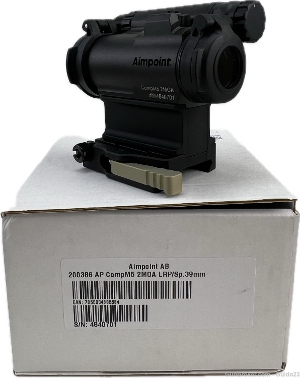 Aimpoint CompM5 2MOA and LRP Mount-img-1