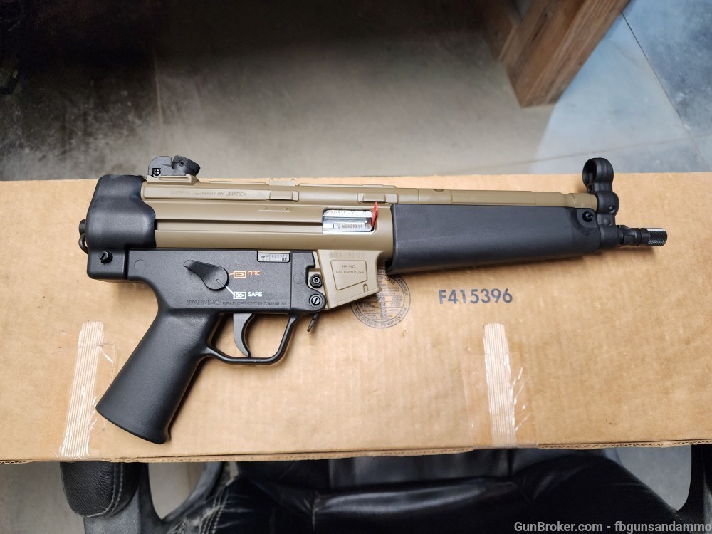 NEW! Heckler & Koch HK MP5 PISTOL FDE .22 LR 9" 22 22LR AR 81000629 NIB AND-img-16