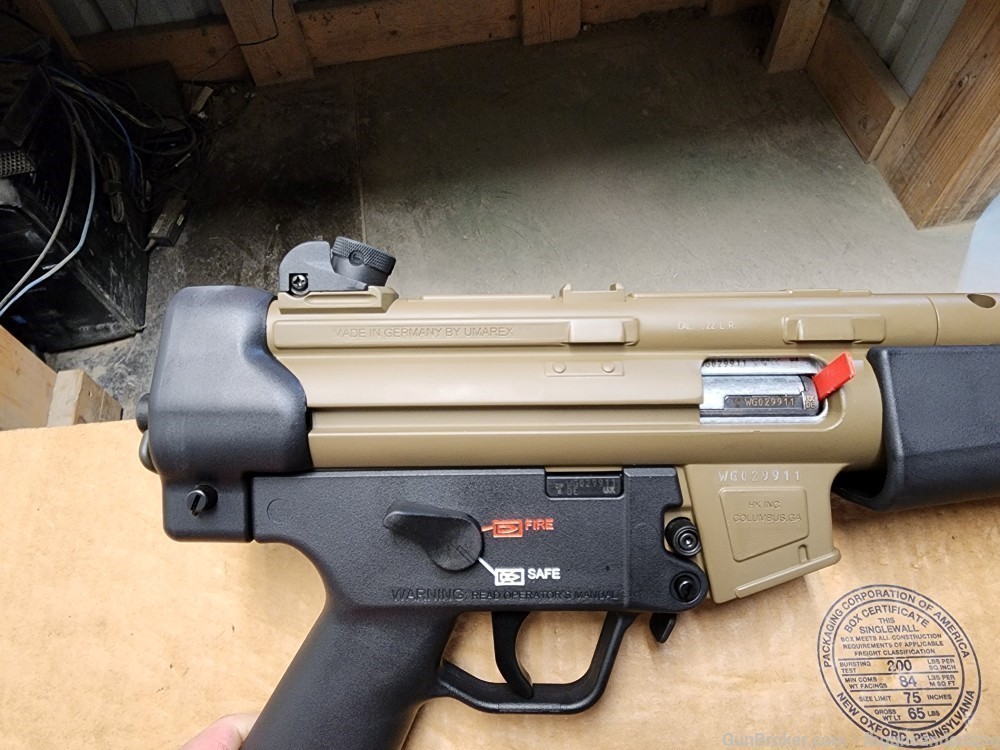 NEW! Heckler & Koch HK MP5 PISTOL FDE .22 LR 9" 22 22LR AR 81000629 NIB AND-img-4