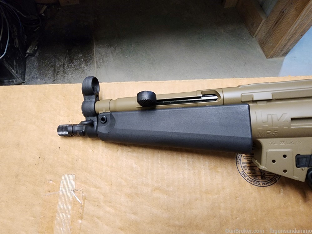 NEW! Heckler & Koch HK MP5 PISTOL FDE .22 LR 9" 22 22LR AR 81000629 NIB AND-img-9