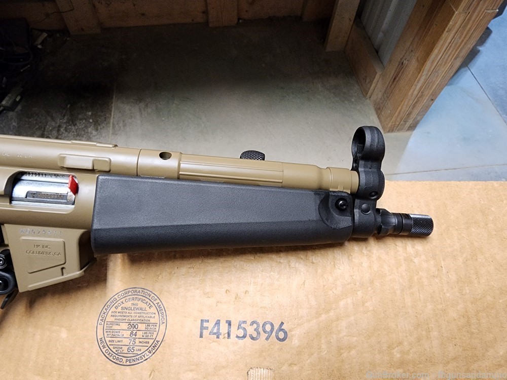 NEW! Heckler & Koch HK MP5 PISTOL FDE .22 LR 9" 22 22LR AR 81000629 NIB AND-img-5