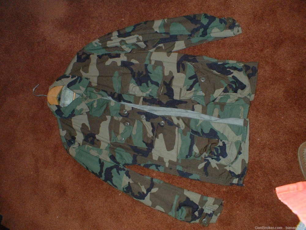 USGI woodland camo bdu uniform -img-0