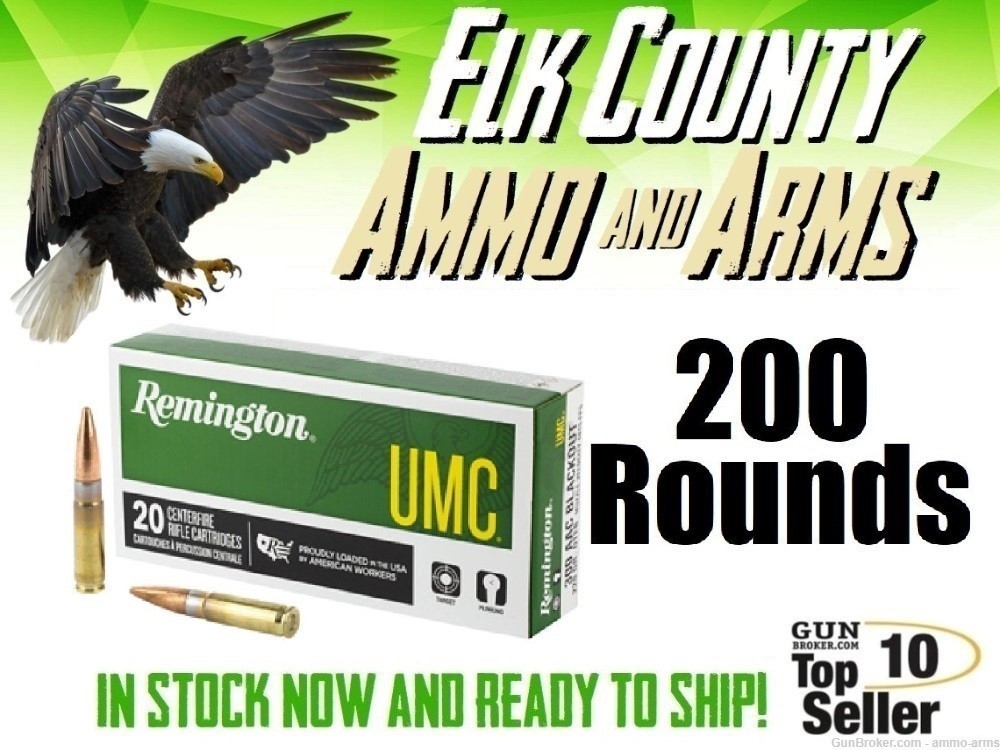 Remington Ammunition UMC .300 AAC Blackout 220 Grain OT FB 200 Rounds -img-0