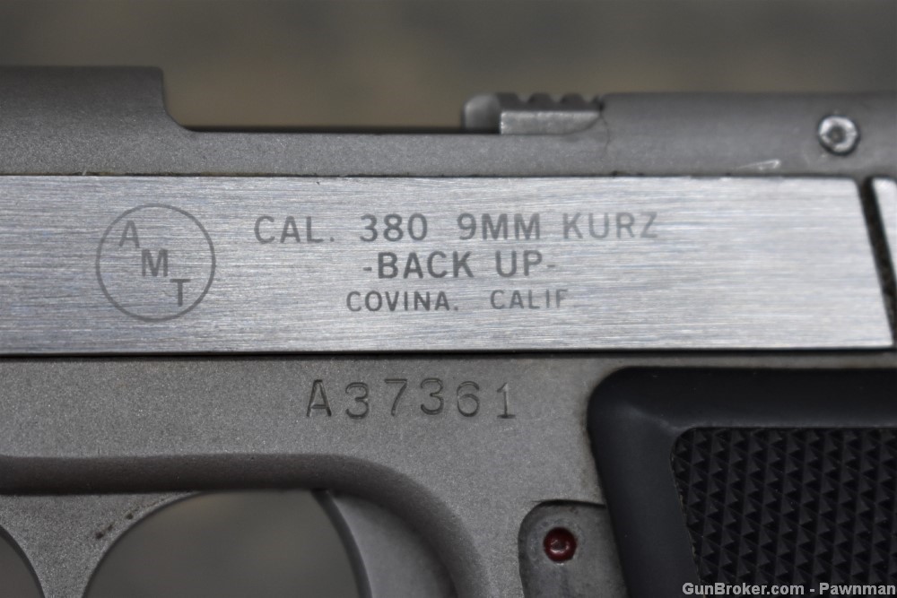 AMT Back Up in 380 ACP/9mm Kurz SAO-img-2