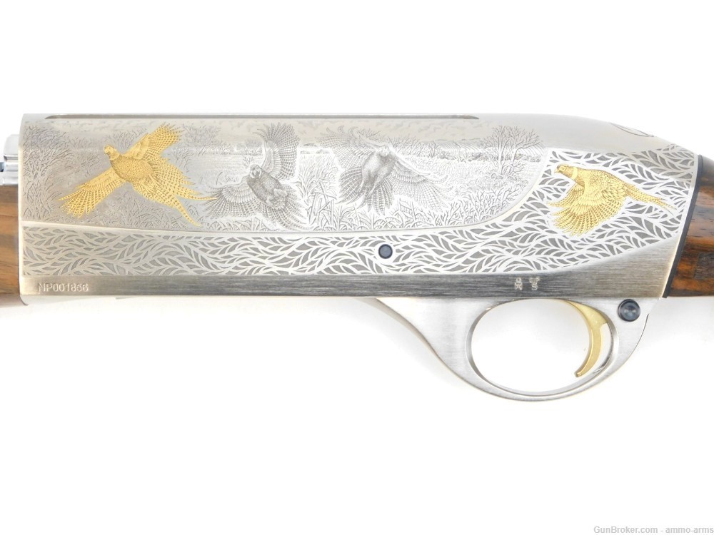 Weatherby 18i Deluxe Limited 20 GA Semi-Auto 28" Nickel Engraved IDL2028MAG-img-6