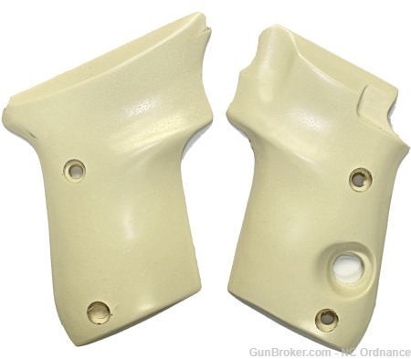 Beretta Models 21 & 3032 Auto Ivory-Like Grips-img-0