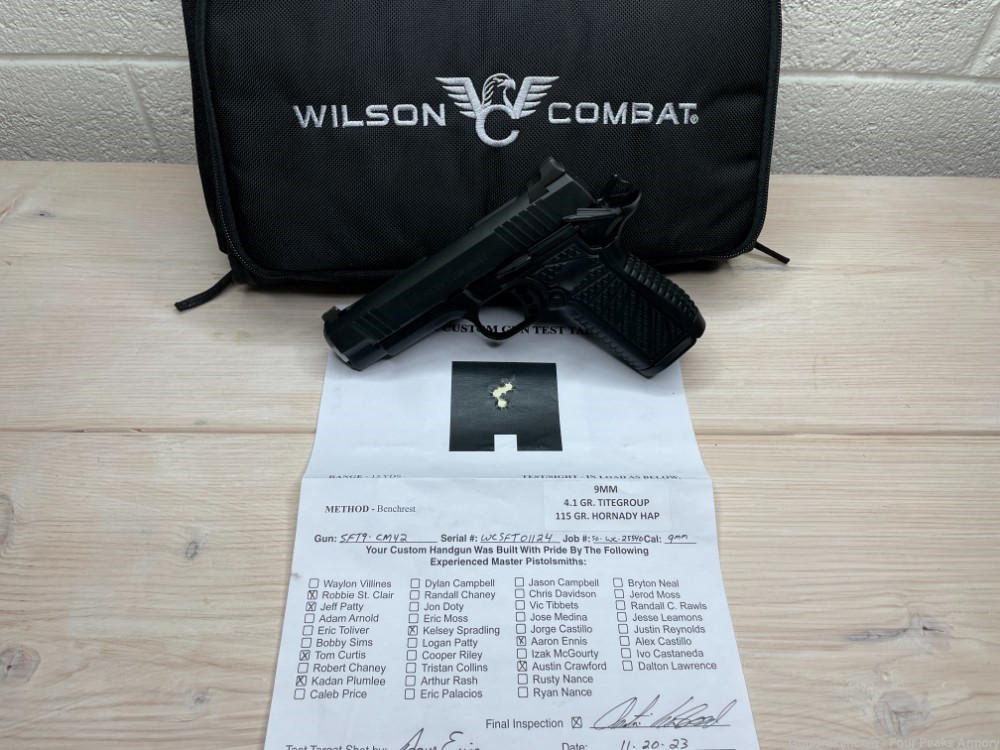 Wilson Combat SFT9 4.25" 9mm ambi safety and night sights-img-6