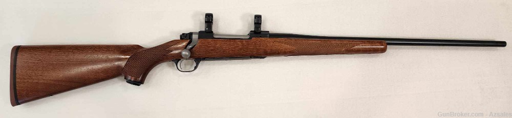 Ruger M77 Hawkeye 257 Roberts with scope rings-img-0
