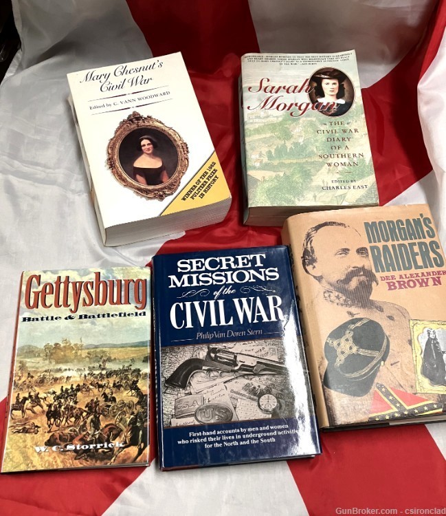 Civil War Books, a stack of-img-1