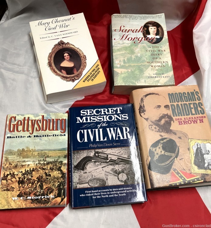 Civil War Books, a stack of-img-4