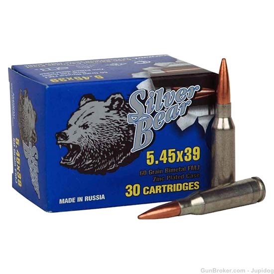5.45x39 Silver Bear AK74 Ammunition - 480 rnds-img-0