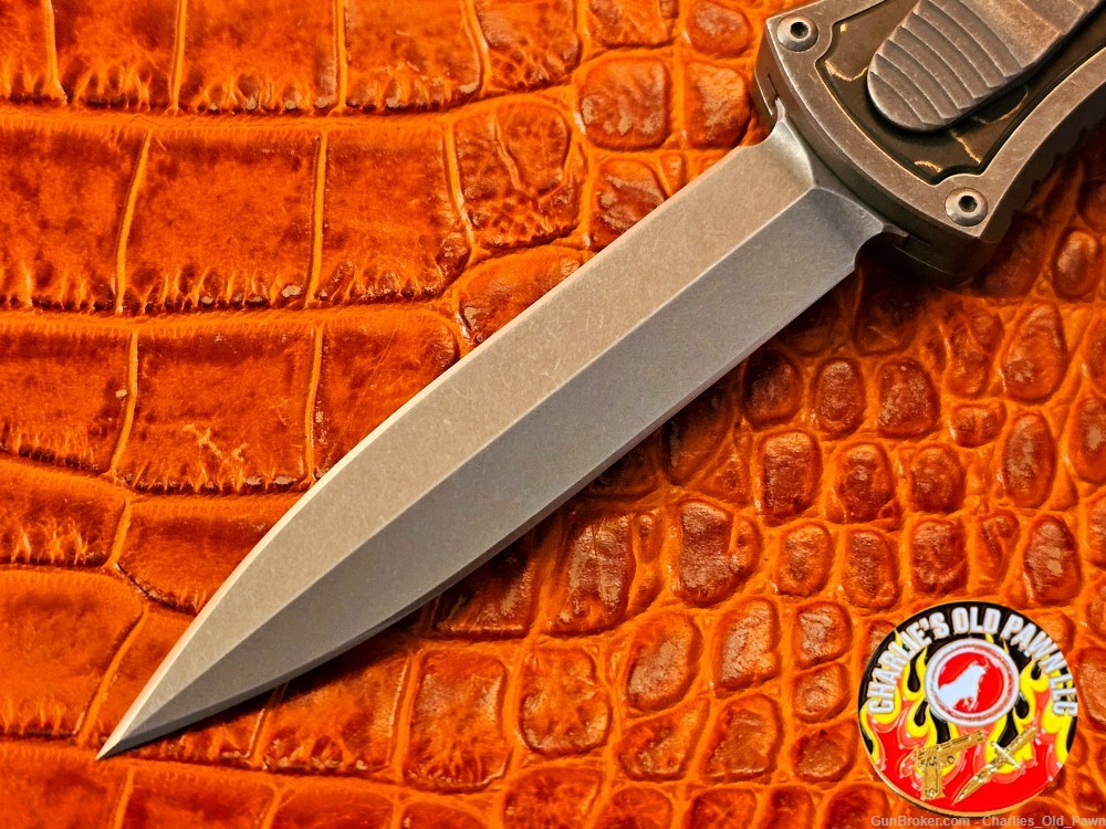 2024 G&G Hawk Knife Designs Deadlock Model "C" Gold Fat Carbon Inlay -img-1