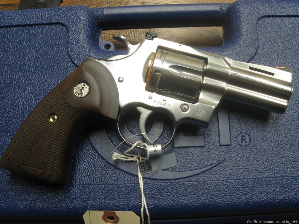 Colt Python 3" Stainless New Production. -img-6