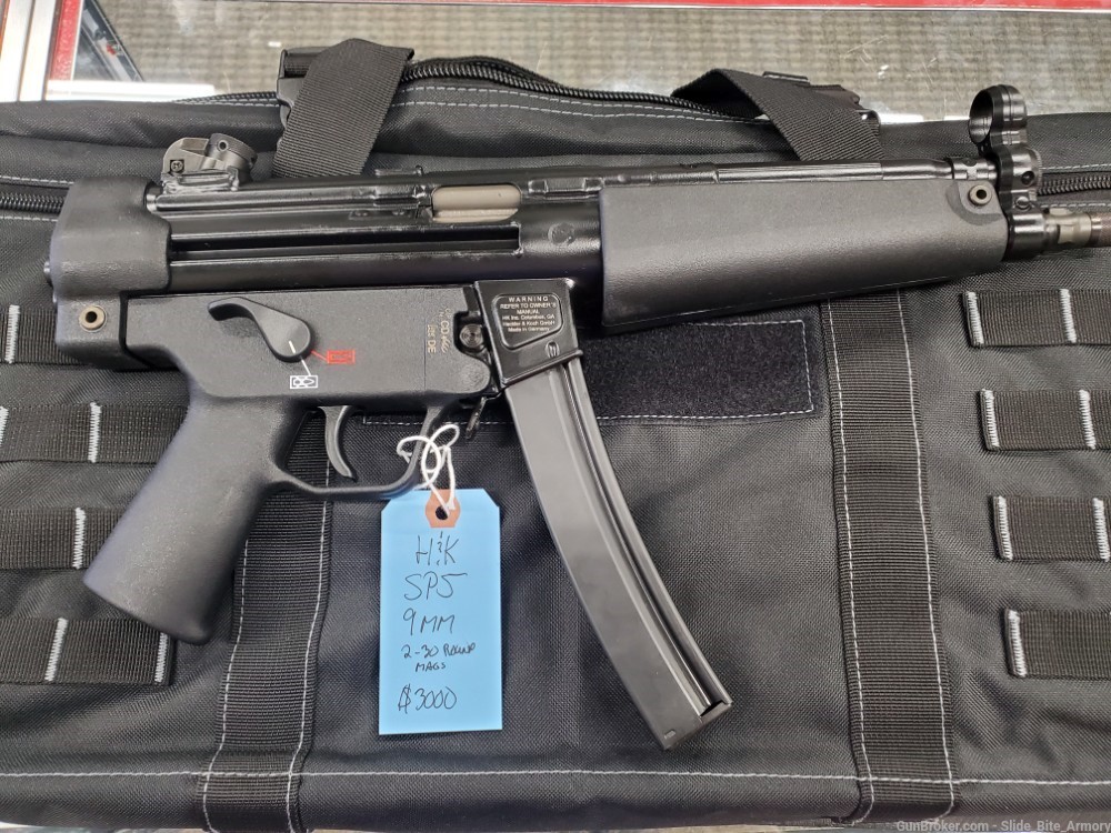 Heckler & Koch SP5 9mm Pistol Brand New No CC Fee Free Shipping Floor Model-img-1