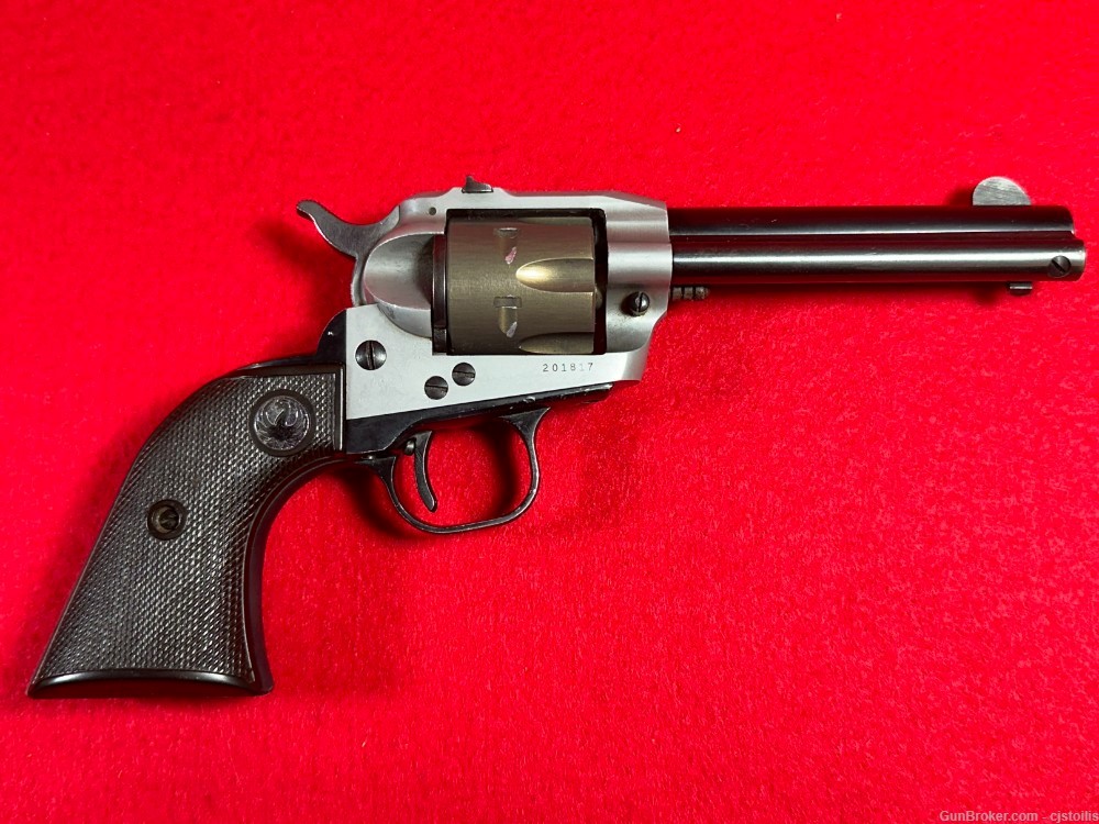 Early Ruger Model Single-Six 22LR Tri Color Tone Lightweight Revolver-img-0