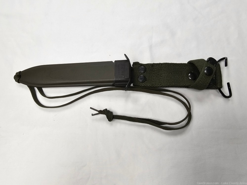 M6 Bayonet Haiti Contract + M8A1 Scabbard for M14 Rifle-img-9