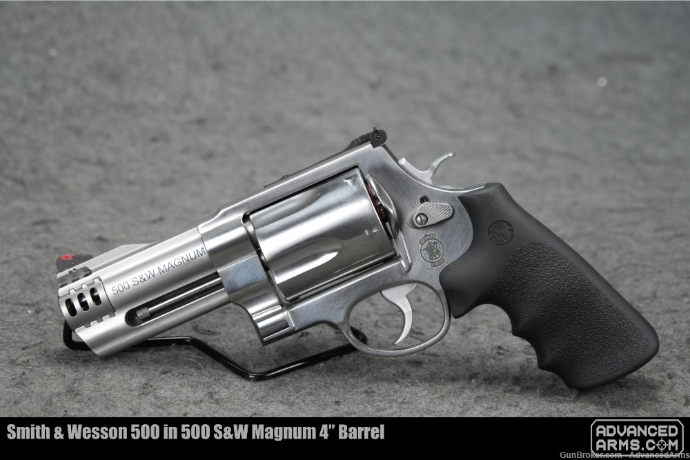 Smith & Wesson 500 in 500 S&W Magnum 4” Barrel-img-0