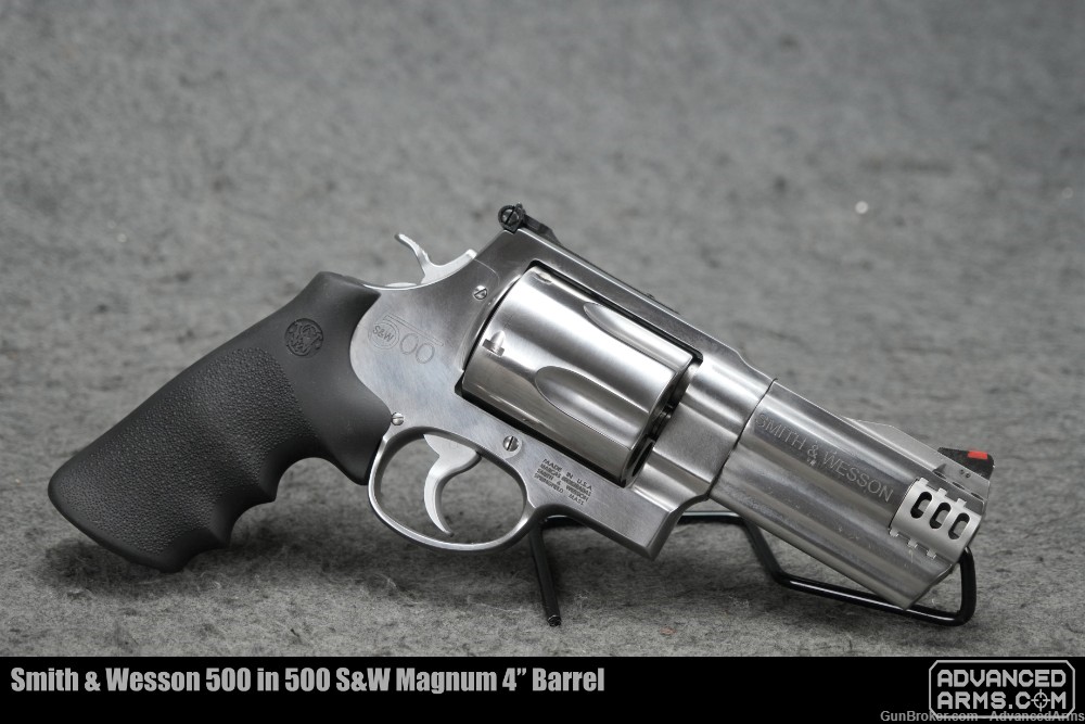 Smith & Wesson 500 in 500 S&W Magnum 4” Barrel-img-1