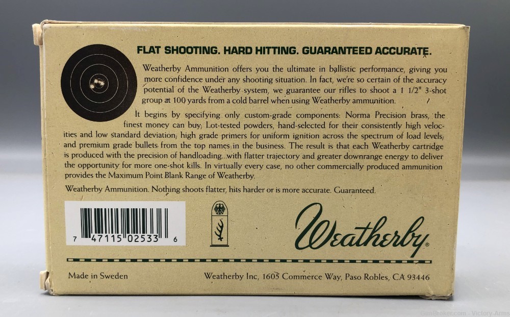 7mm Weatherby Magnum 150gr Nosler Ballistic Tip 20rd Box -img-3